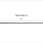 22 Inch High Pressure Fuel Line 8mm x 3.5mm Line M14 x 1.5 Nuts Fleece Performance