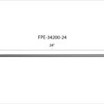24 Inch High Pressure Fuel Line 8mm x 3.5mm Line M14 x 1.5 Nuts Fleece Performance